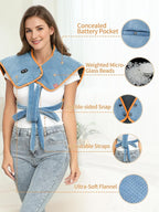Vofuoti Heating Pad for Neck and Shoulders, 12V Portable Cordless Heating Pads - Image 3