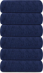 Tens Towels Pack of 6 Hand Towels, 100% Cotton, Lighter Weight, Quick to Dry - Image 8