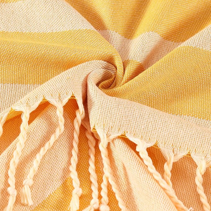 Genovega 6 Packs Oversized Turkish Beach Bath Towel Set Bulk 74"x38" Extra - Image 4