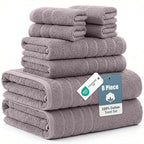 CASA PLATINO 100% Cotton Bath Towel Set 8 Pcs by CasaPlatino