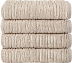 SKL Home CloudSoft Cotton Luxury 4 Pc Bath Towel Set by SKLHomebySaturdayKnightLtd