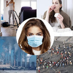 akgk Disposable Face Masks 100Pcs, 3 Ply Disposable Mask - Image 7