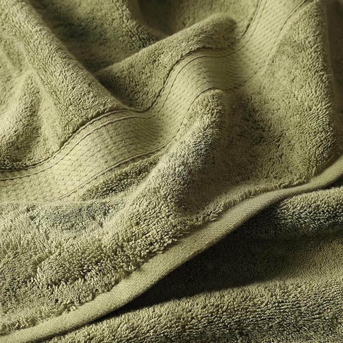 Superior Egyptian Cotton Pile 6 Piece Towel Set, Includes 2 Bath, 2 Hand - Image 4