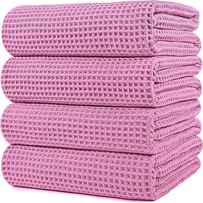 POLYTE 430 GSM Microfiber Oversize Quick Dry Lint Free Bath Towel, 60 x 30 in by Polyte