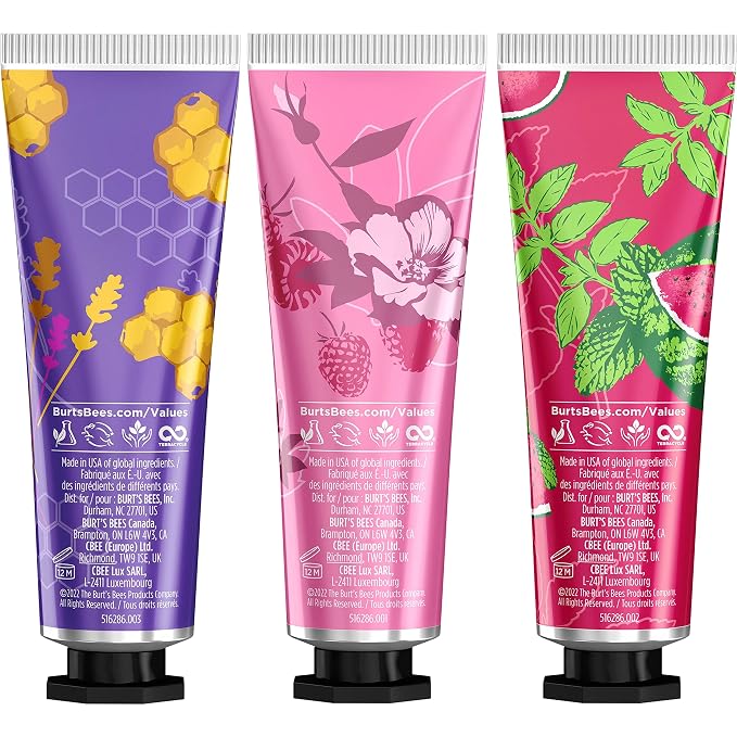 Burt's Bees Spring Gift, 3 Moisturizing Self Care Gifts, Shea Butter Hand Cream - Image 14