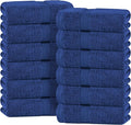 White Classic Navy Blue Hand Towels by WhiteClassic
