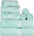 SUPERIOR Egyptian Cotton Pile 8 Piece Towel Set, Includes 2 Bath, 2 Hand by SUPERIOR