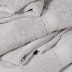 SUPERIOR Solid Egyptian Cotton Towel Set, Washcloths 13” x 13”, Hand Towels 20” - Image 8
