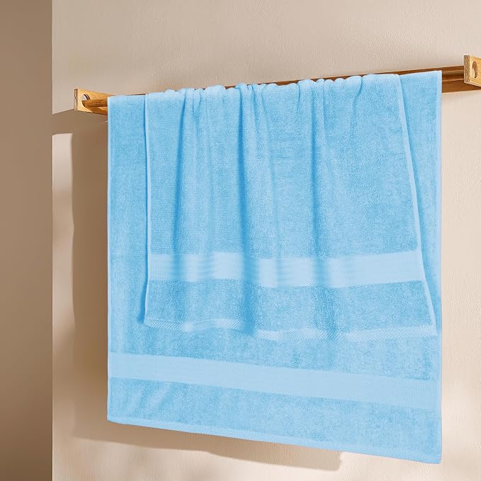 GLAMBURG Premium Cotton 4 Pack Bath Towel Set - Image 3