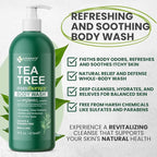 KESMEDIK Tea Tree Body Wash MaxTherapy, Itchy Skin Relief Soap, Soothes Jock - Image 2
