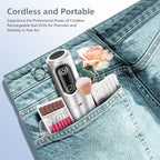 TUOBEO Cordless Nail Drill Electric Rechargeable File Kit, Professional Efile - Image 7
