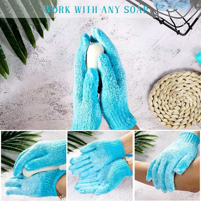 Shower Gloves, Body Scrub Gloves - Image 7