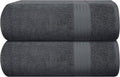 GLAMBURG Premium Cotton Oversized 2 Pack Bath Sheet 35x70-100% Pure Cotton by GLAMBURG