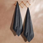 GLAMBURG Premium Cotton Oversized 2 Pack Bath Sheet 35x70-100% Pure Cotton - Image 3