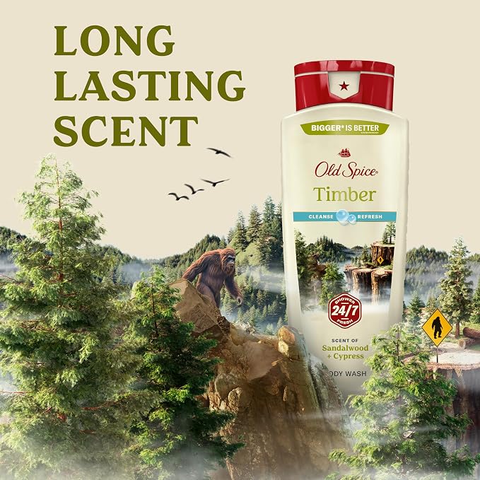 Old Spice Cleansing Body Wash for Men, 24/7 Shower Fresh - Image 6