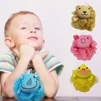 Lovely Animal Design Kids Exfoliating Bath Scrubber Body Scrubber Shower Ball - Image 2