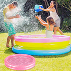2 Pack Pink Inflatable Pool Foot Bath Basin, Swimming Pool Clean Feet, Foot - Image 6