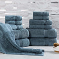 Superior Egyptian Cotton 12-Piece Towel Set, Guest Bath Decor Essentials by SUPERIOR