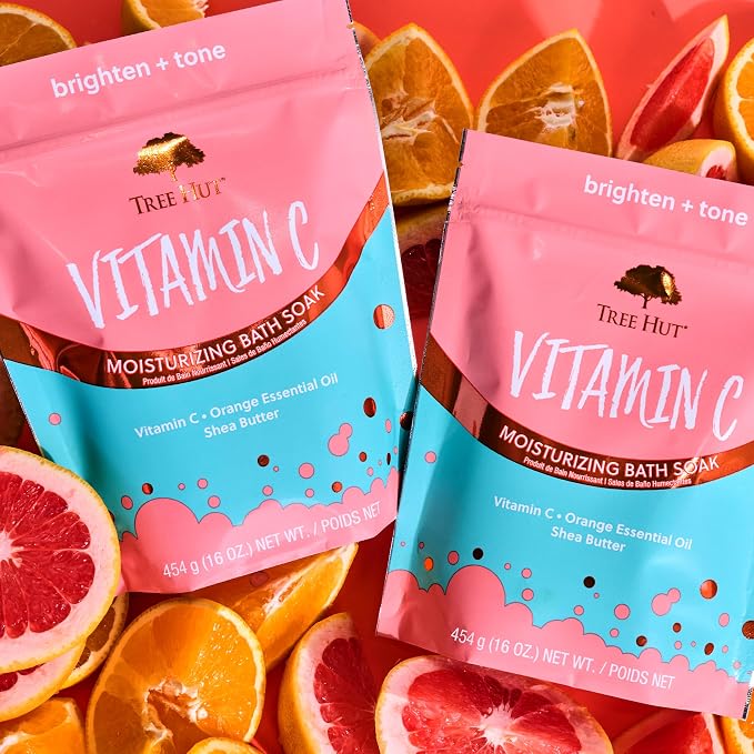 Tree Hut Vitamin C Brightening Bath Soak, Bath Salt - Image 4