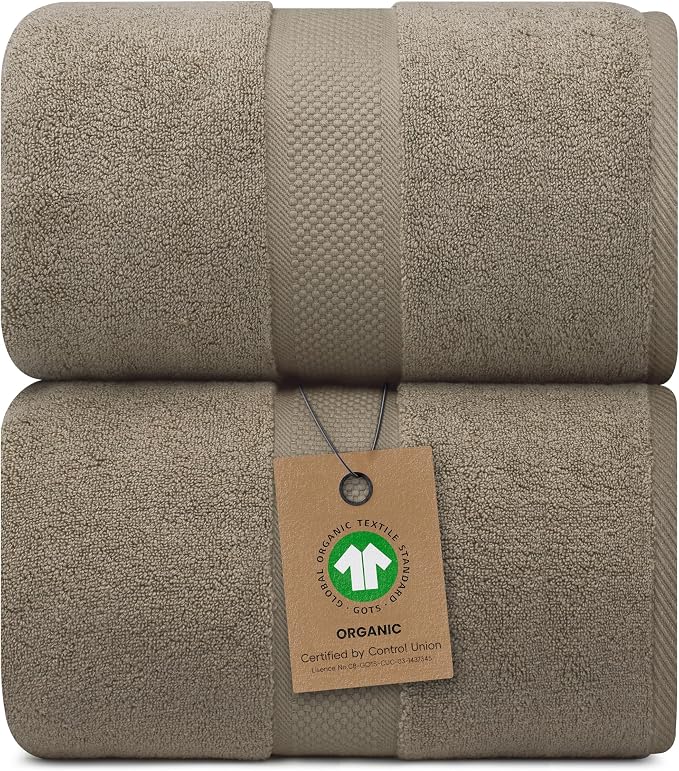 Alusa Home 100% Organic Luxury Bath Sheets by AlusaHome