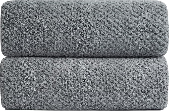 Smuge 2 Piece Hand Towels Set, 100% Microfiber by Smuge