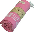 Bersuse Towels Anatolia XL Beach Blanket Throw Blanket Turkish Towel 100% - Image 9