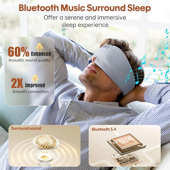 MUSICOZY Ice Silk Sleep Headphones - Image 4
