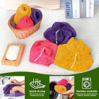 African Net Sponge Authentic, 3 Pieces Exfoliating Scrubber Bath Sponge - Image 5