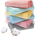 Genovega 6 Packs Oversized Turkish Beach Bath Towel Set Bulk 74"x38" Extra by genovega