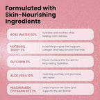 Rose Water Spray for Face with Matrixyl 3000, Glycerin & Aloe Vera - Image 5