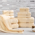 Superior Egyptian Cotton 12-Piece Towel Set, Guest Bath Decor Essentials by SUPERIOR