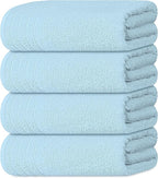 Tens Towels Pack of 4 Extra Large Bath Towels 30 x 60 Inches, 100% Cotton by TensTowels