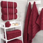 American Soft Linen Luxury 4 Piece Bath Towel Set, 600 GSM 100% Cotton Turkish - Image 2