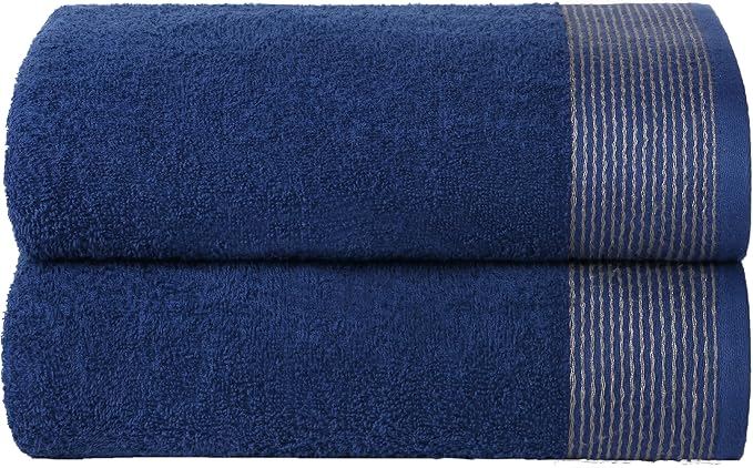 BELIZZI HOME Ultra Soft 2 Pack Oversized Bath Towel Set, 28x55 inches, 100% by Unknown