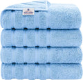 American Soft Linen Luxury 4 Piece Bath Towel Set, 600 GSM 100% Cotton Turkish by AmericanSoftLinen