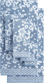 Lucky Brand Folk Floral 6 Piece Bath Towel Set - Image 5