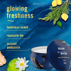 Febreze Scented Candle, Ocean Scent, 11 oz 4 Wick Candle, Single Pack - Image 2