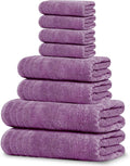 Tens Towels Pack of 8 Towels Set, 2 Extra Large Bath, 2 Hand, 4 Washcloths by TensTowels