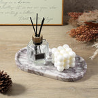 Koville Real Luxurious Natural Marble Vanity Tray, Stone Perfume Trays Jewelry - Image 7