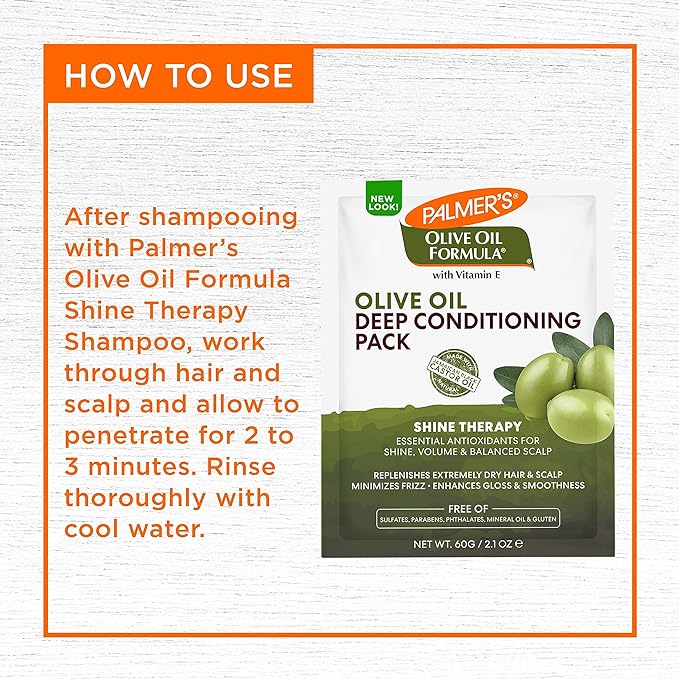 Palmer's Olive Oil Formula Deep Conditioner Packet, 2.1 Ounces - Image 5