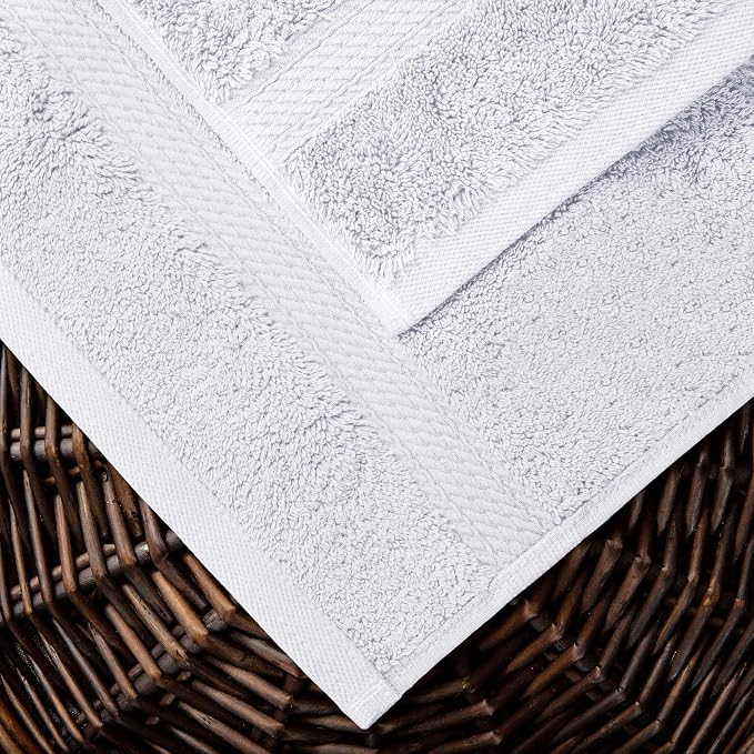 SUPERIOR Egyptian Cotton Pile 10 Piece Towel Set, Includes 2 Bath, 4 Hand - Image 4