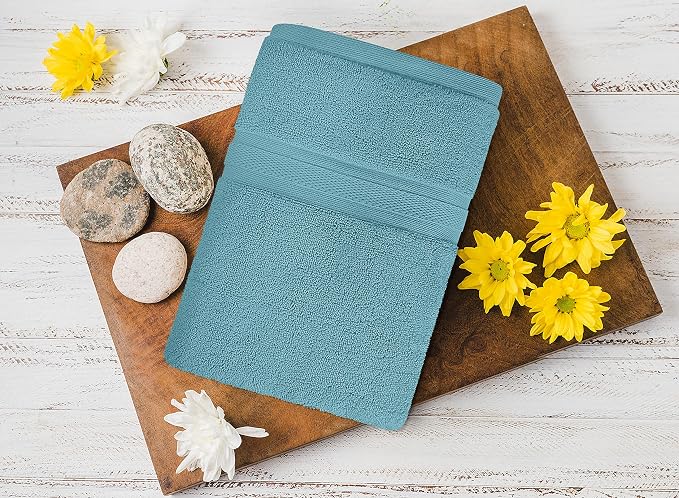 Towel and Linen Mart 4 Pieces Bath Towel Sets - Image 7