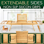 SereneLife Bath Caddy Breakfast Tray Combo - Image 3
