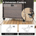 HOMREST Outdoor Pool Towel Rack - Image 3