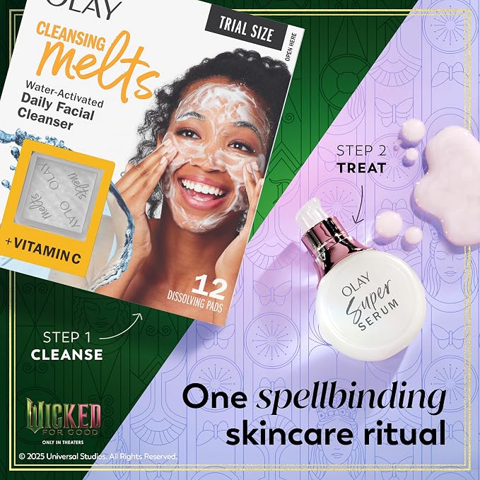 Olay x Wicked: For Good: Perfect Duo Skin Care Set, Skin Care Gift Set - Image 2