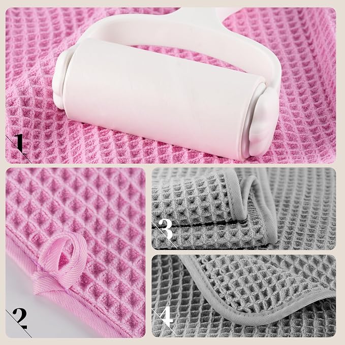 POLYTE 430 GSM Microfiber Oversize Quick Dry Lint Free Bath Towel, 60 x 30 in - Image 5