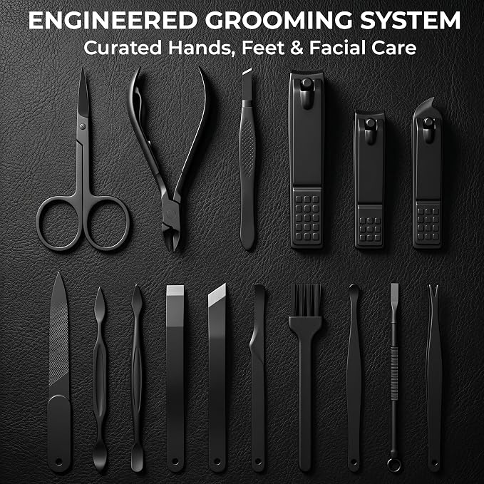 Earth & I Precision-Forged Stainless Steel Manicure Set - Image 7