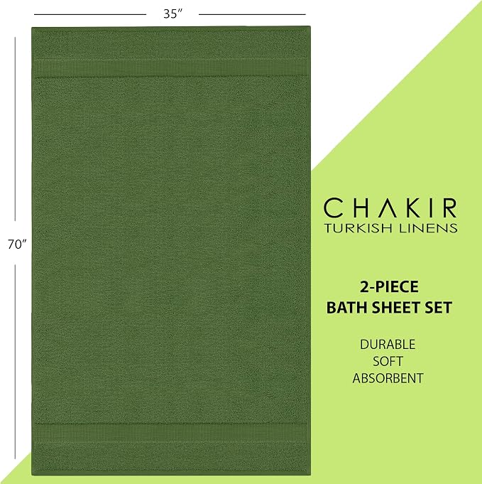 Chakir Turkish Linens, 100% Cotton Premium Quality Turkish Bath Sheets - Image 6