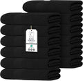 Commercial Bulk Pack of 12 Bath Towels – 100% Cotton Terry 24" x 48" – Ideal by TEXCRAFT