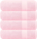 GLAMBURG Premium Cotton 4 Pack Bath Towel Set by GLAMBURG
